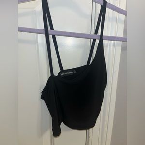 Pretty Little Thing Asymmetrical crop tank
